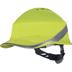 Kask ochronny, Żółty, ABS, Standardowy, DIAMOND VI WIND