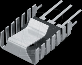 FK 245 MI 247 O Heatsink, 27 mm, copper, 20.2 K/W, SIP/TO-218/TO-220/TO-247