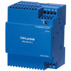 TDK-Lambda DRL30-15-1 DRL Series Rail PSU 15V 1.68A 25.2W Convection Cooled