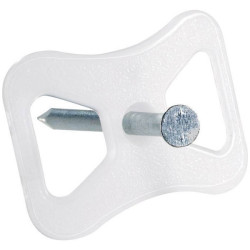 J&#xE4;ger 700814 Cable Clip &#xD8;16mm Max Ecru 1piece Rapid Cable Fixation