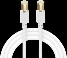 CCBW85210WT100 Patch cable, Cat.6, F/UTP, 10 m, white