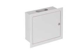 Rozdzielnica modułowa 1x3 podtynkowa IP31 z zamkiem RAL 9003 RP 3 Z ZAMKIEM 1-002