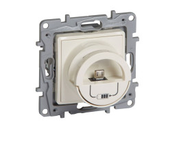 NILOE Stacja ładująca micro-USB + USB 5V 2,4A kremowa 764696 LEGRAND