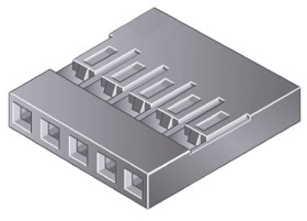 Obudowa złącza 3-pinowe -rzędowe raster: 2.54mm Amphenol Communications Solutions Żeński Montaż na kablu Mini-PV Złącze