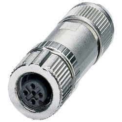 L&#xFC;tze 490201 Sensor/Actuator Connector M12 5-Pin Push-In Technology