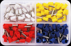 2010C389 Aderendhülsen-Set, 120 Stück, 0,75 - 2,5 mm²