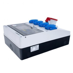 Rozdzielnica TD-S/FI 32A/5P 4x230V FR przycisk bezpieczeństwa 1499