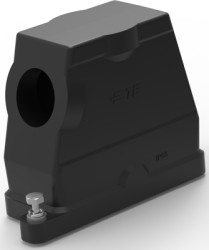 Housing, size HB16, die-cast aluminum, PG29, angled, screw locking, IP68, T1910160129-009