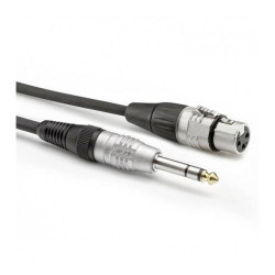 Sommer Cable HBP-XF6S-0900 Audio Adapter cable Black 9.00 m Jack to XLR