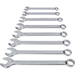 Toolcraft 815082 Ring/Fork Spanner Set 7.9 - 19mm (5/16&quot; &#x2013; 3/4&quot;) 8 Piece