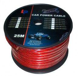 PRZEWOD 8MM 6GA CU 13,3MM2 CZERW.