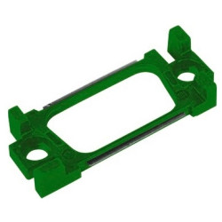 Coding element, green for D-Sub housing size 1 (DE), 9 pole, pin, coding combination 2, 09670092102104