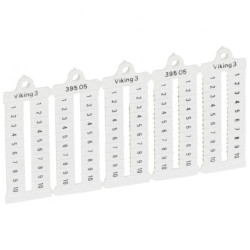 Płytka oznaczników kablowych szerokość 5 1-10 pozioma 039505 /1000szt.