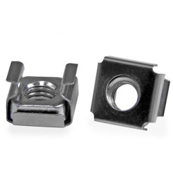 StarTech.com CABCAGENUTS6 StarTech.com 50 Pkg M6 Cage Nuts for Server Rack