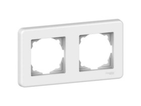 LEONA Ramka 2 podwójna biała LNA5800221 SCHNEIDER ELECTRIC
