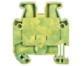 Złączka szynowa ochronna 2-przewodowa 4mm2 zielono-żółta Ex MUT 4-PE 3248037 /50szt./