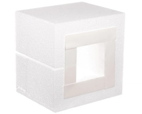 tehalit.UK System szalunkowy element VQ12 244x244mm wys. 200mm styropian SEVQ12200