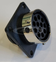 UTG01412S złącze żeńskie na panel 12pin rozmiar 14, seria Trim Trio UTG BURNDY / SOURIAU