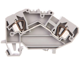 Złączka szynowa PE 2-przewodowa 6mm2 szara 782-601 TOPJOB /25szt./