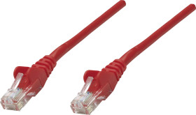 kabel LAN Intellinet 342131, 1 szt., RJ45, CAT 6, U/UTP, 0.50 m, czerwony