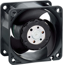 DC axial fan, 24 V, 60 x 60 x 32 mm, 70 m³/h, 53 dB, ball bearing, ebm-papst 614 JH