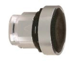 Główka przycisku kryta czarna O22 push-push zing. LED, bez ozn. ZB4BH02