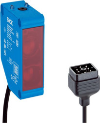 Czujniki fotoelektryczne Odblaskowe Prostokątny SICK Funkcja Push Pull zakres 0,005 → 30 m LED