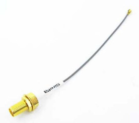 Kabel koncentryczny złącze A U.FL złacze B SMA długość 100mm Z zakończeniem