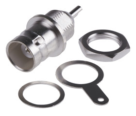 Złącze koncentryczne Montaż na panelu Żeński 50Ω typ złącza Złącze BNC 4GHz Lutowane