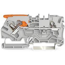 Kostka zaciskowa na szynie DIN WAGO poziomy: 1 12AWGWciskane TOPJOB S