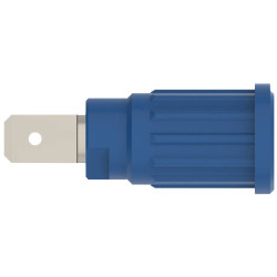 Sch&#xFC;tzinger SEPB 6453 Ni/BL Safety Socket Blue Push-fit 1pc