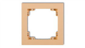 Deco Ramka Pojedyncza Deco Pastel Matt Brzoskwiniowy 45Dr-1