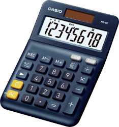 Casio MS-8E Kalkulator stołowy granatowy Wyświetlacz: 8 energią słoneczną (D x S x W) 101 x 149 x 28 mm
