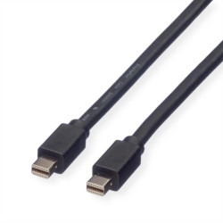 Kabel ROLINE DisplayPort, Mini DP M - Mini DP M, czarny, 3 m