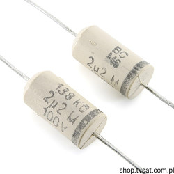 MAL213829228E3 2.2uF 100V Electrolytic Axial AXIAL BCCOM