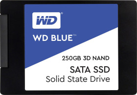Dysk SSD wewnętrzny, 2,5'' (6,35 cm) 250 GB WD Blue™ SATA 6 Gb/s Opakowanie zastępcze