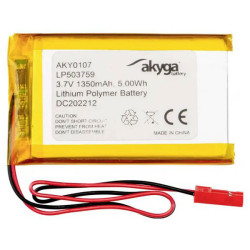 Akyga AKY0107 Battery pack Non-standard LiPo 3.7 V 1350 mAh Rechargeable