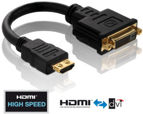PI060 HDMI/DVI adapter cable - PureInstall series