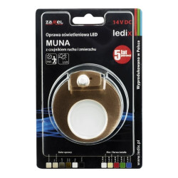 Oprawa schodowa LED Muna pt 14V DC regulowany czujnik ZLO biała neutralna LED10221647