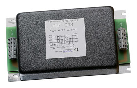 Filtr RFI 8A 1-fazowy 15mΩ 480 V AC 60Hz 1,4 mH Roxburgh EMC Montaż kołnierzowy
