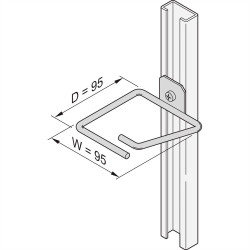 nVent SCHROFF 20118340 Organizer do kabli 1 szt.