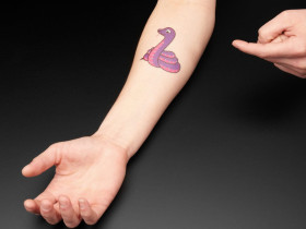 Blinka the CircuitPython Temporary Tattoo