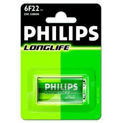 6F22 PHILIPS LONGLIFE 9V