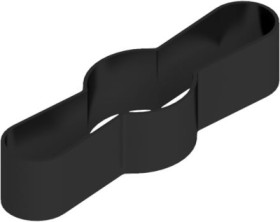 Small heatsink, (L x W x H) 25 x 7.9 x 5 mm, 57 K/W, blackened, 10037277