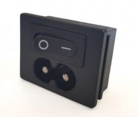 GNIAZDO ZASIL.AC OSEMKA+WYL.NA PANEL