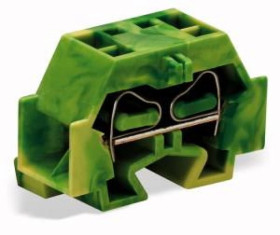 Złączka 4-przewodowa 4mm2 żółto-zielona z mocowaniem śrubowym 262-337 /50szt./