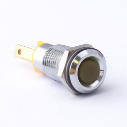 Lampka kontrolna do montażu panelowego 2.1V, Żółta 8mm LED Końcówka lutownicza CML Innovative Technologies