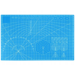 Mata modelarska do cięcia, samogojąca A3 45x30cm wielowarstwowa, niebieska