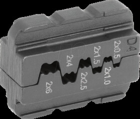 106042 Replacement profile for Click 'n' Crimp twin bootlace ferrules (