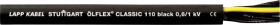 LAPP ÖLFLEX® CLASSIC BLACK 110 Przewód sterowniczy 7 G 2.5 mm² czarny 1120346/500 500 m